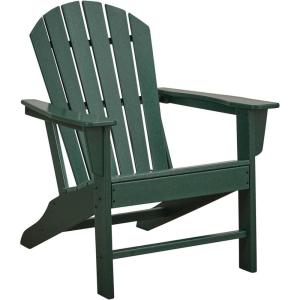 Signature Design by Ashley Karson City Contemporary Adirondack Chair with Arm Rest, Green(Green)