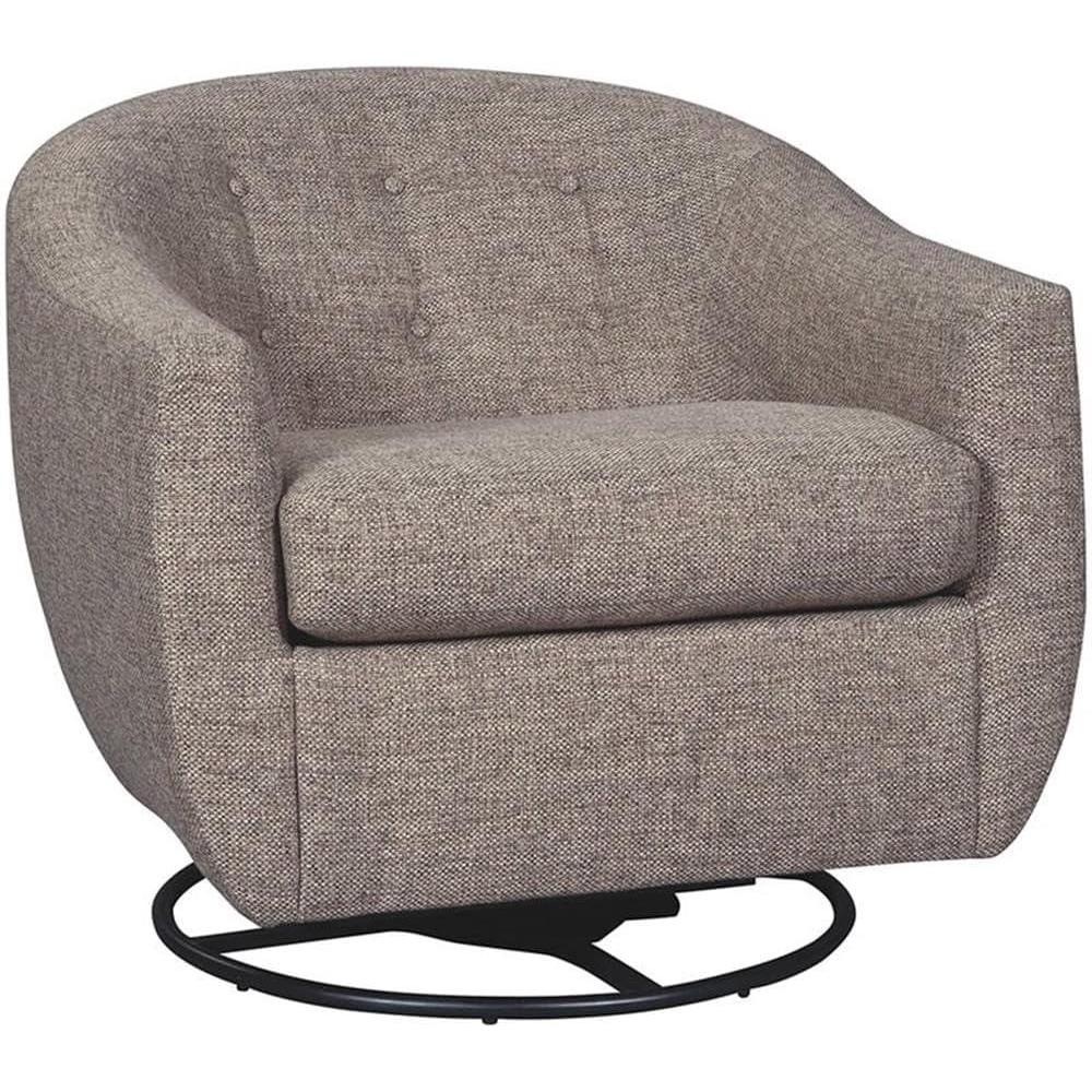 imageAshley Upshur Tufted Swivel Glider in Taupe