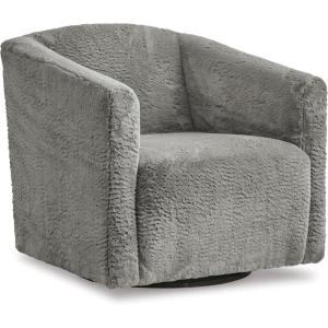Ashley Furniture Bramner Swivel Accent Chair, Charcoal