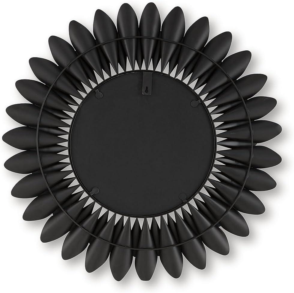imageSignature Design by Ashley Ryenmour Contemporary Accent Mirror with Metal Frame Dark Brown