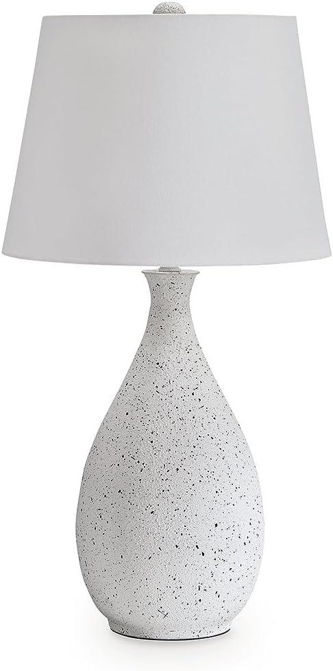 imageSignature Design by Ashley Wyattford Scandinavian Table Lamp with 3Way Switch and Empire Shade White amp Black