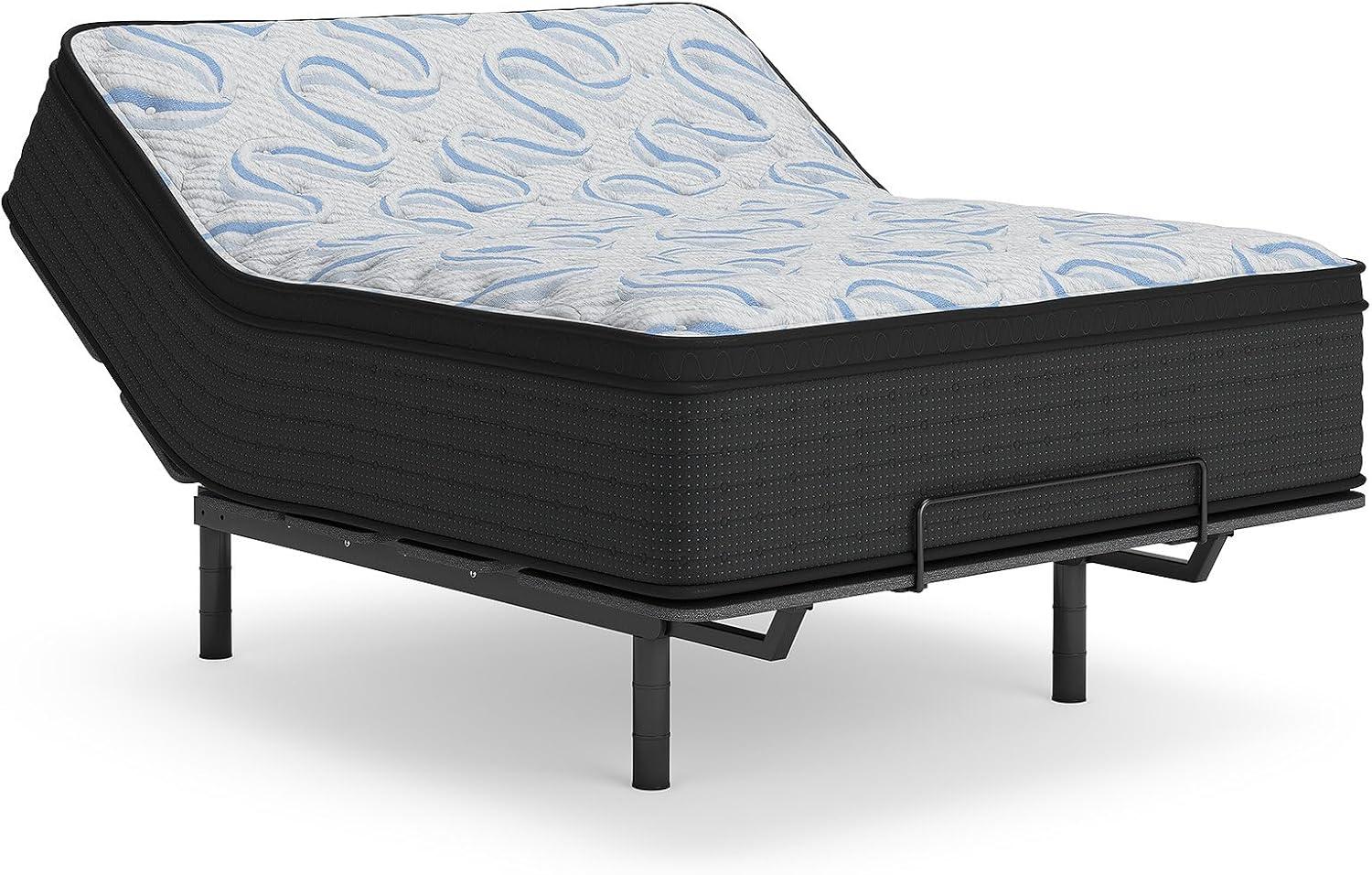 imageSignature Design by Ashley Elite Springs Plush 14 Inch Memory Foam Hybrid Mattress with Edge Support for Pressure Relief Twin Fiberglass Free Mattress in A BoxTwin Mattress