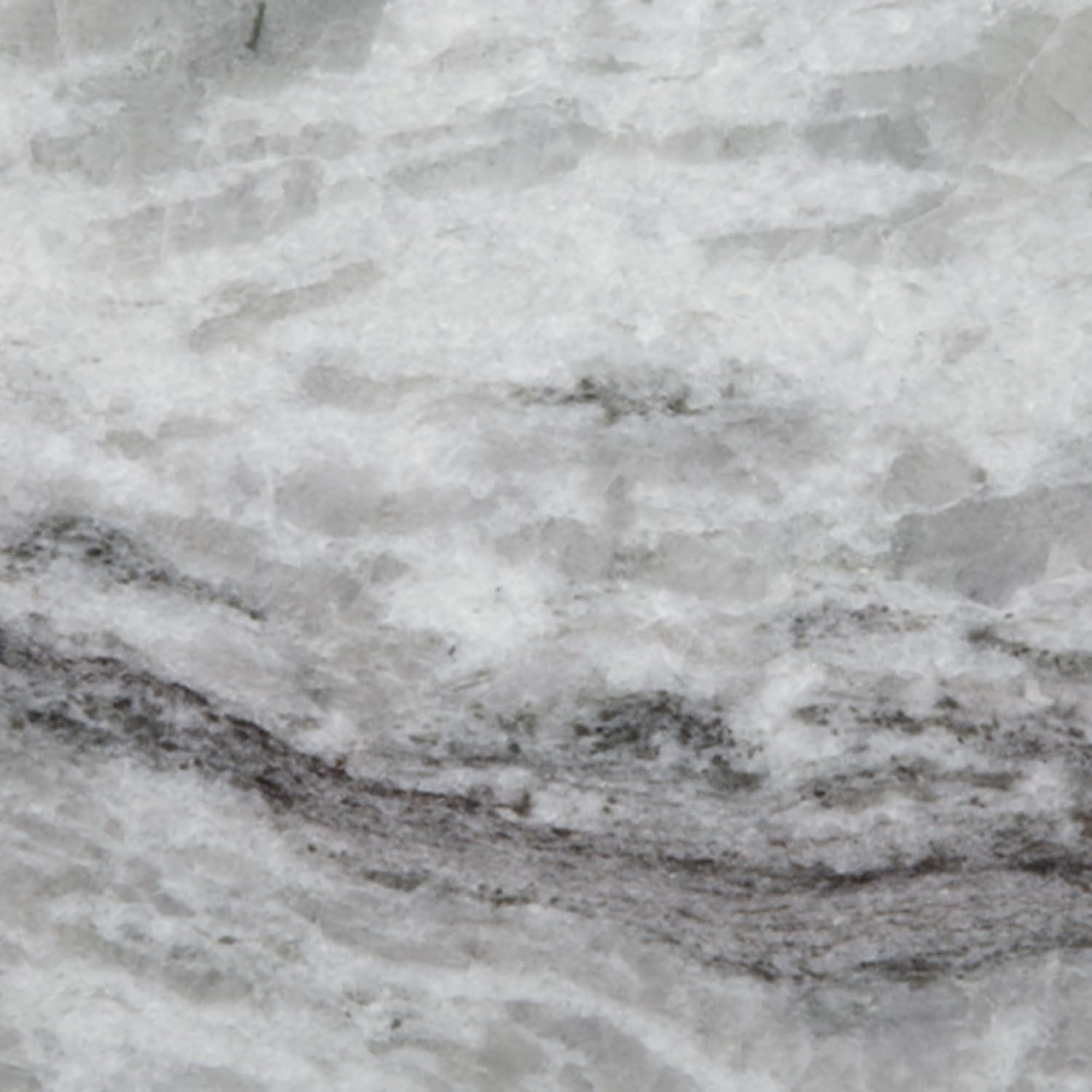 imageSignature Design by Ashley Keithwell Contemporary Marble Top Accent Table GraySquare
