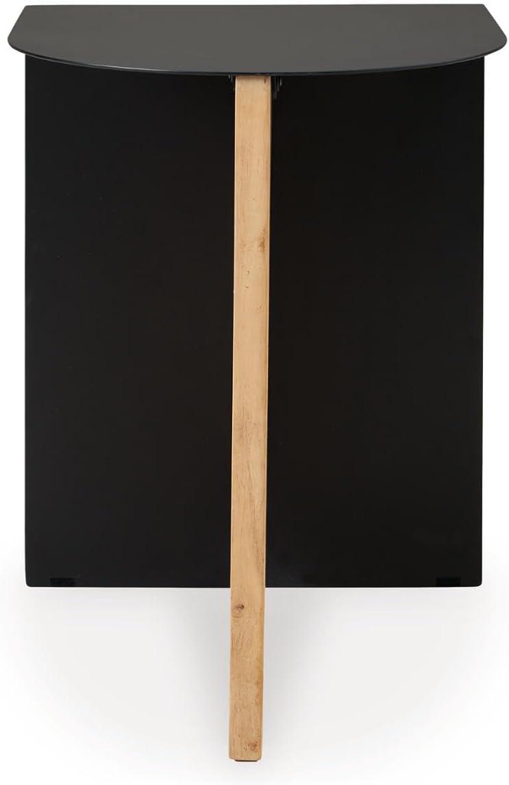 imageSignature Design by Ashley Ladgate Industrial Accent Table with FussFree Design Black amp Light Brown