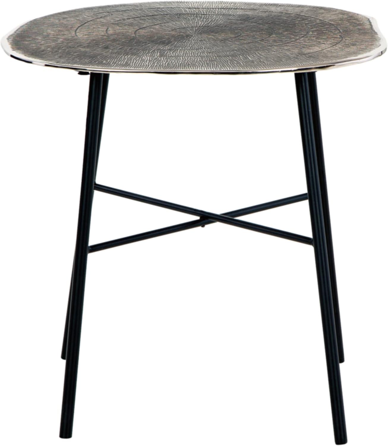 imageSignature Design by Ashley Laverford Contemporary End Table Chome amp Black