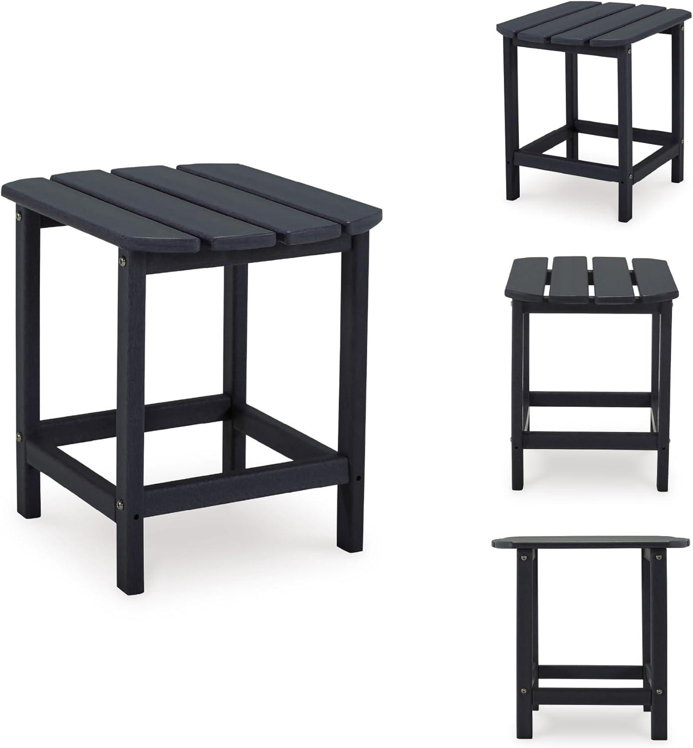 imageSignature Design by Ashley Sundown Treasure Modern Weather Resistant Outdoor End Table BlackBlack