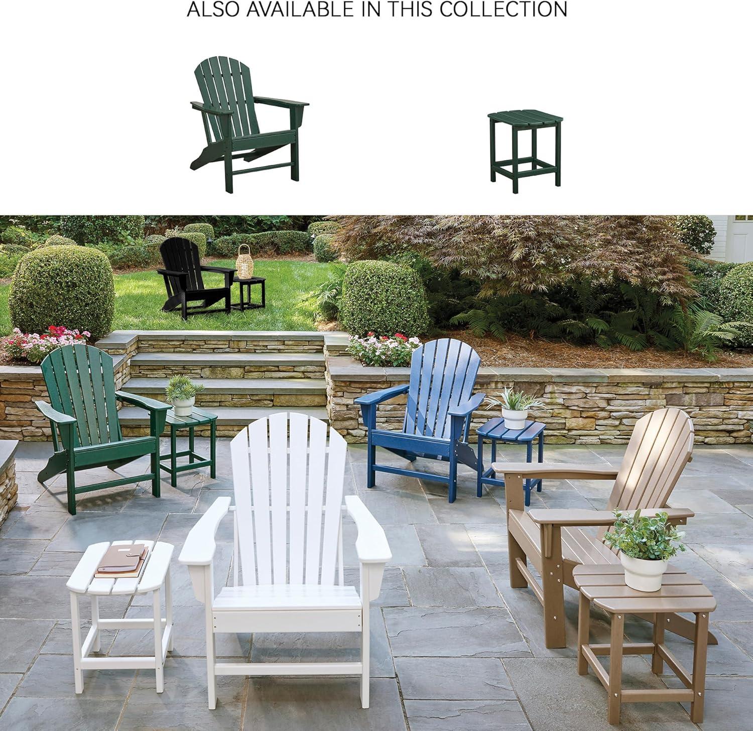 imageSignature Design by Ashley Sundown Treasure Modern Weather Resistant Outdoor End Table BlackGreen