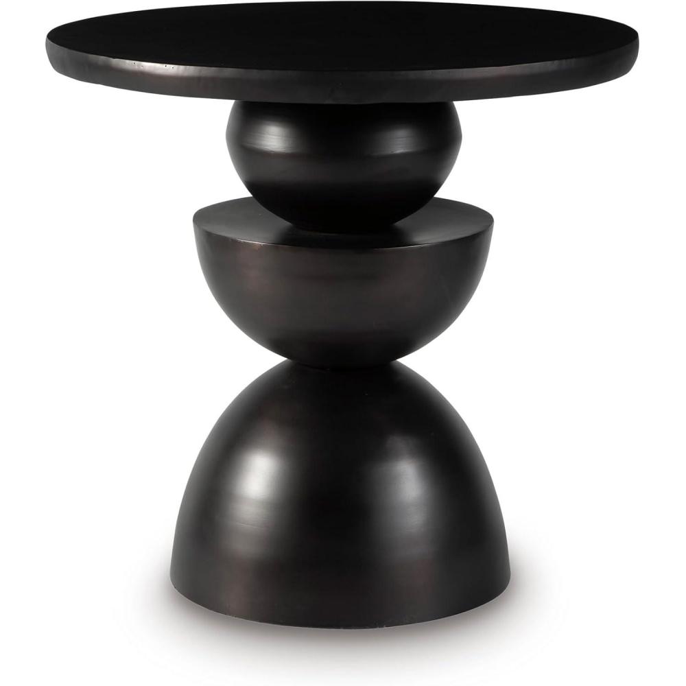 imageSignature Design by Ashley Joville Casual TurnedDesign Accent Table Light BrownDark Brown