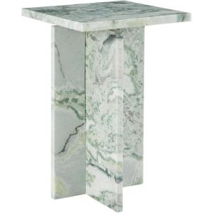 Signature Design by Ashley Treygan Contemporary Marble Accent Table, Beige(White & Green)