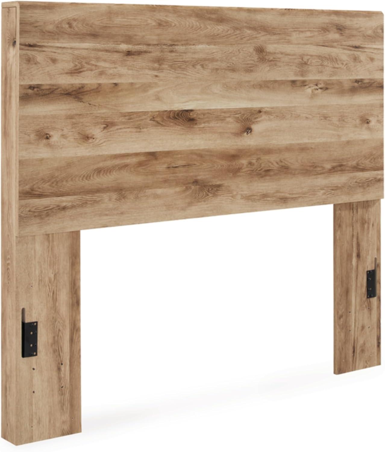 imageSignature Design by Ashley Hyanna Rustic Full Platform Bed with 2 Side Storage Drawer Foundation or Box Spring Not Needed Light BrownFull