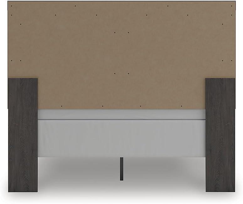 imageSignature Design by Ashley Prendonea Farmhouse Twin Panel Bed Foundation or Box Spring Needed GrayQueen US Standard