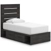 Panel Bed with Storage