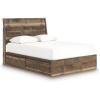 Queen Panel Bed with Storage
