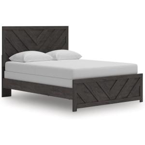 Signature Design by Ashley Prendonea Farmhouse Twin Panel Bed, Foundation or Box Spring Needed, Gray(Queen (U.S. Standard))