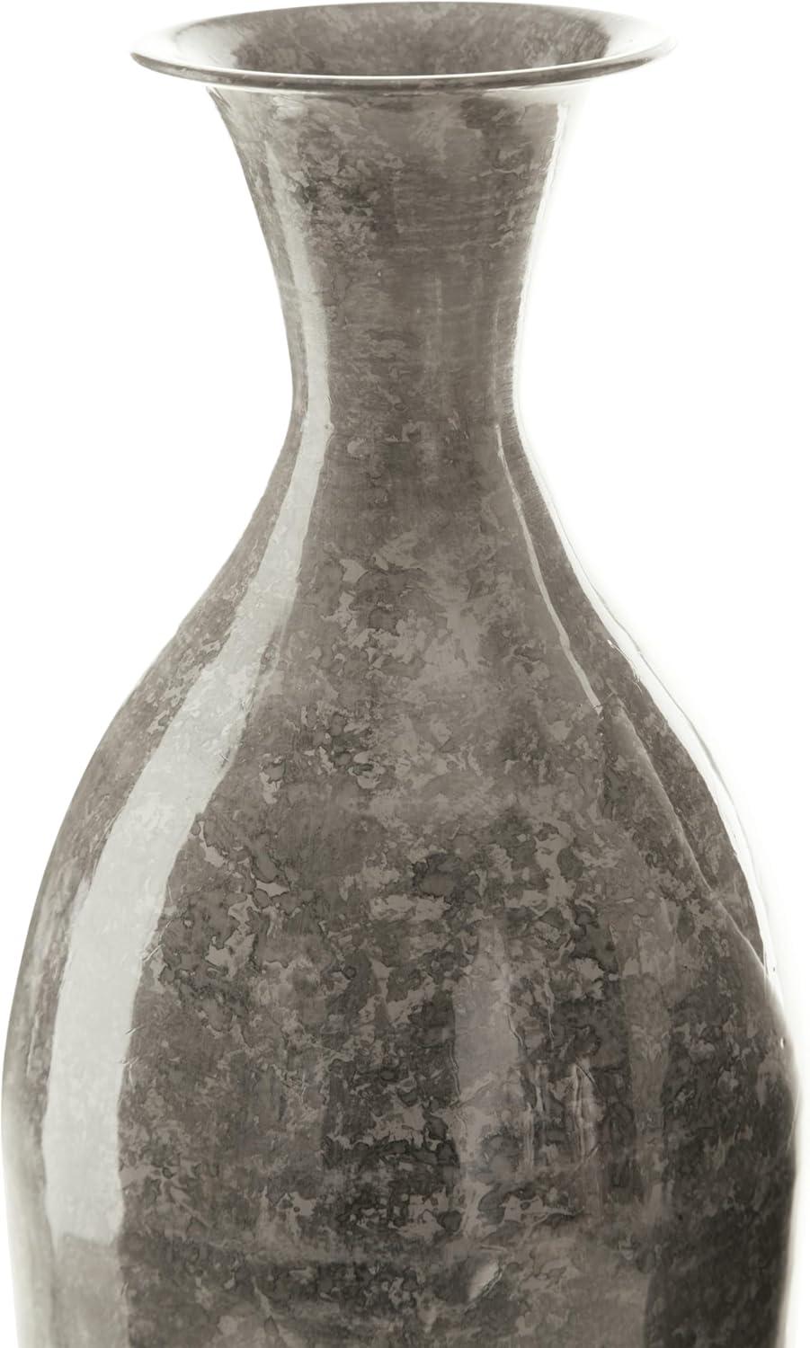 imageSignature Design by Ashley Brockwich Traditional 16 Inch HighGloss Vase Gray12