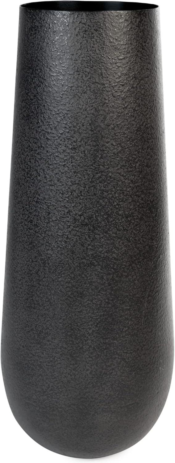 imageSignature Design by Ashley Fynn 21 Contemporary Metal Vase Antique WhiteDark Brown