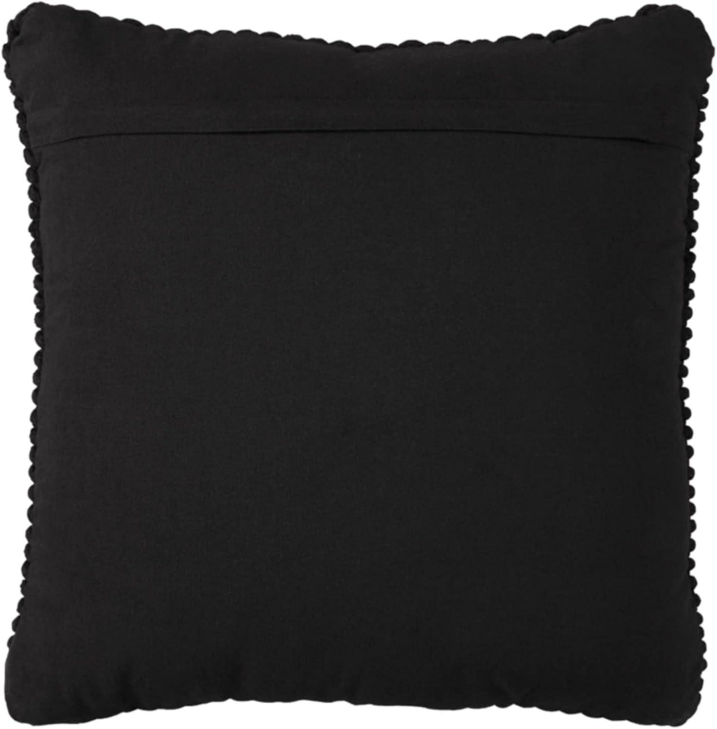 imageSignature Design by Ashley Renemore Modern Farmhouse Square Cotton Accent Pillow 20 x 20 Inches BlackBlack