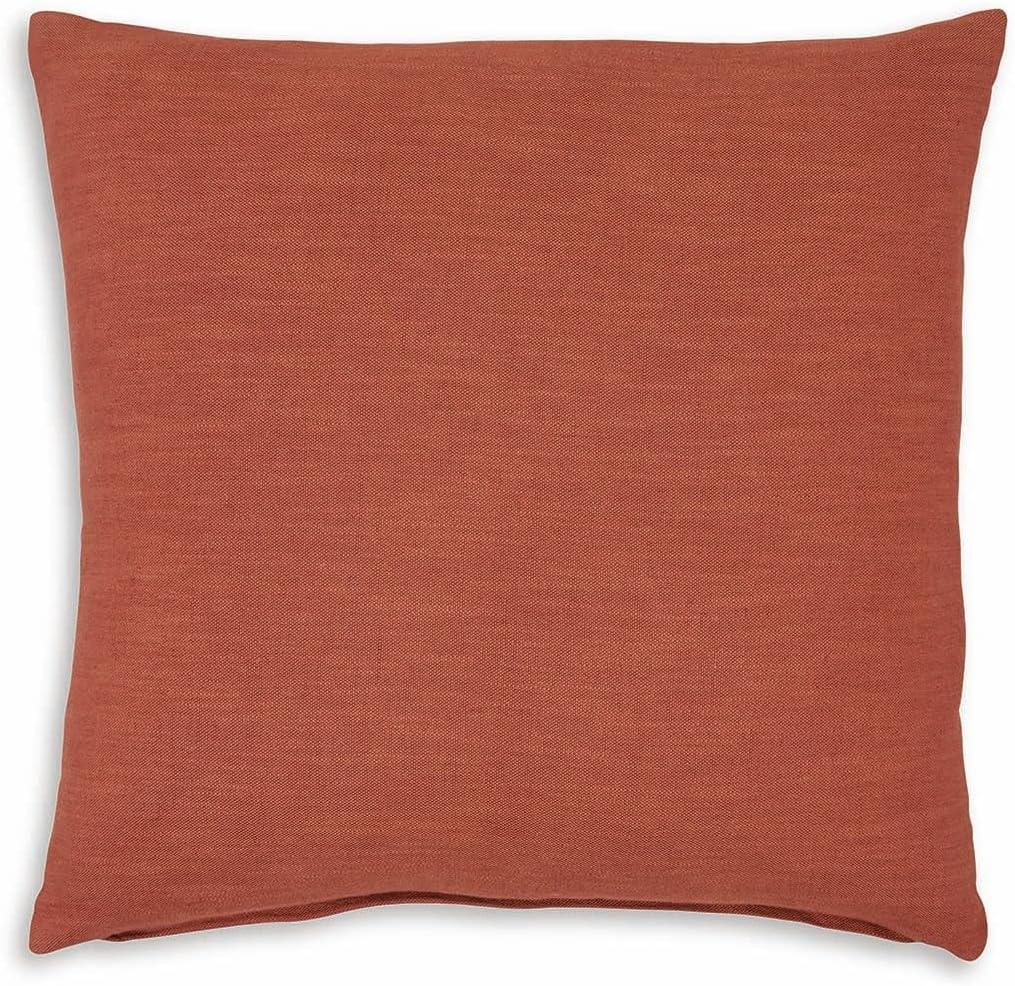 imageSignature Design by Ashley Thaneville Traditional Indoor 22 x 22 Inches Pillow with Zipper Closure RedRed