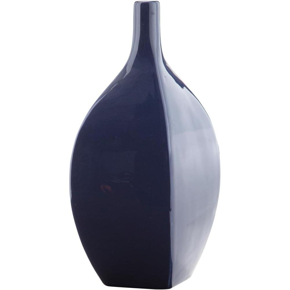imageSignature Design by Ashley Abtinson Modern IndoorOutdoor Glazed Ceramic Vase BlueMedium