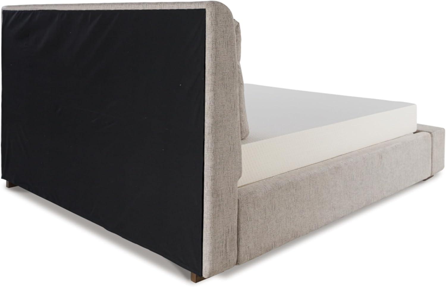 imageSignature Design by Ashley Cabalynn Casual California King Upholstered Bed Foundation or Box Spring Needed Light BrownKing Upholstered Bed