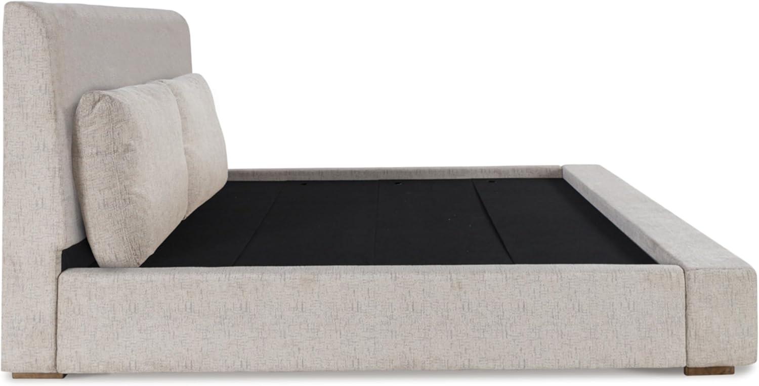 imageSignature Design by Ashley Cabalynn Casual California King Upholstered Bed Foundation or Box Spring Needed Light BrownKing Upholstered Bed