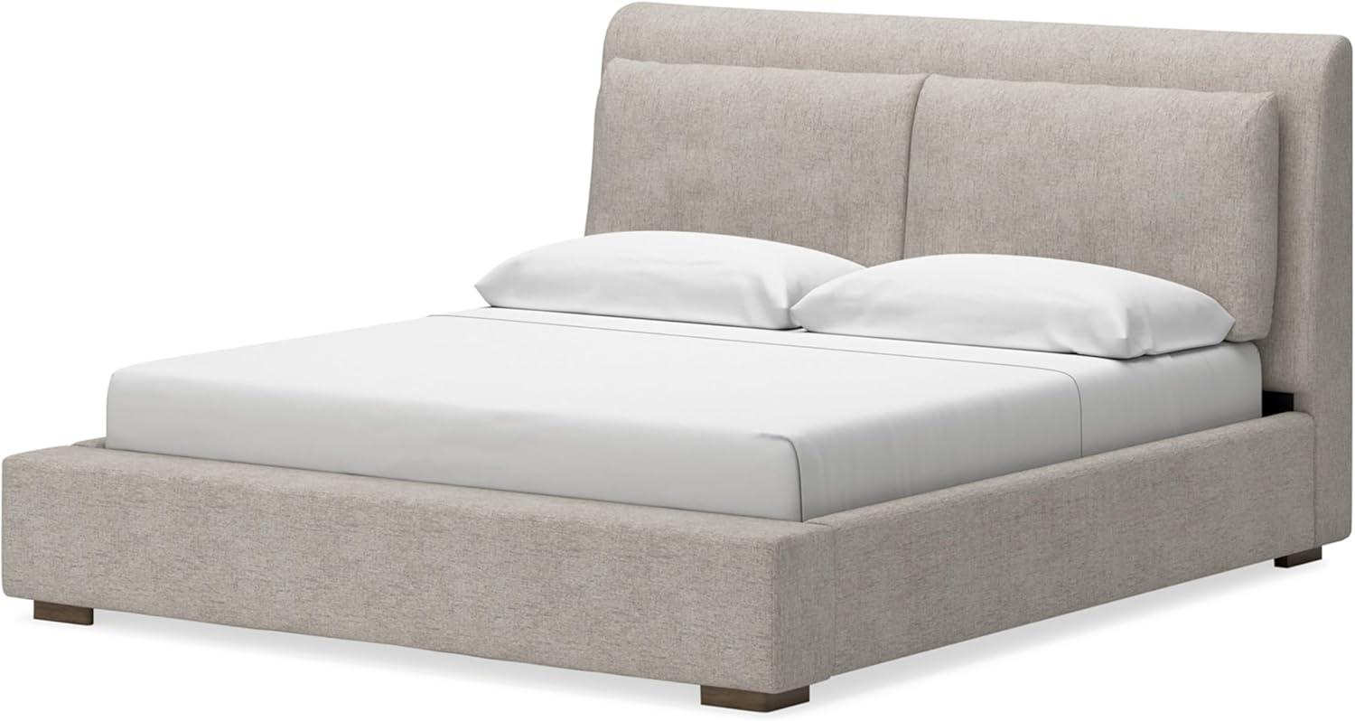 imageSignature Design by Ashley Cabalynn Casual California King Upholstered Bed Foundation or Box Spring Needed Light BrownQueen Upholstered Bed