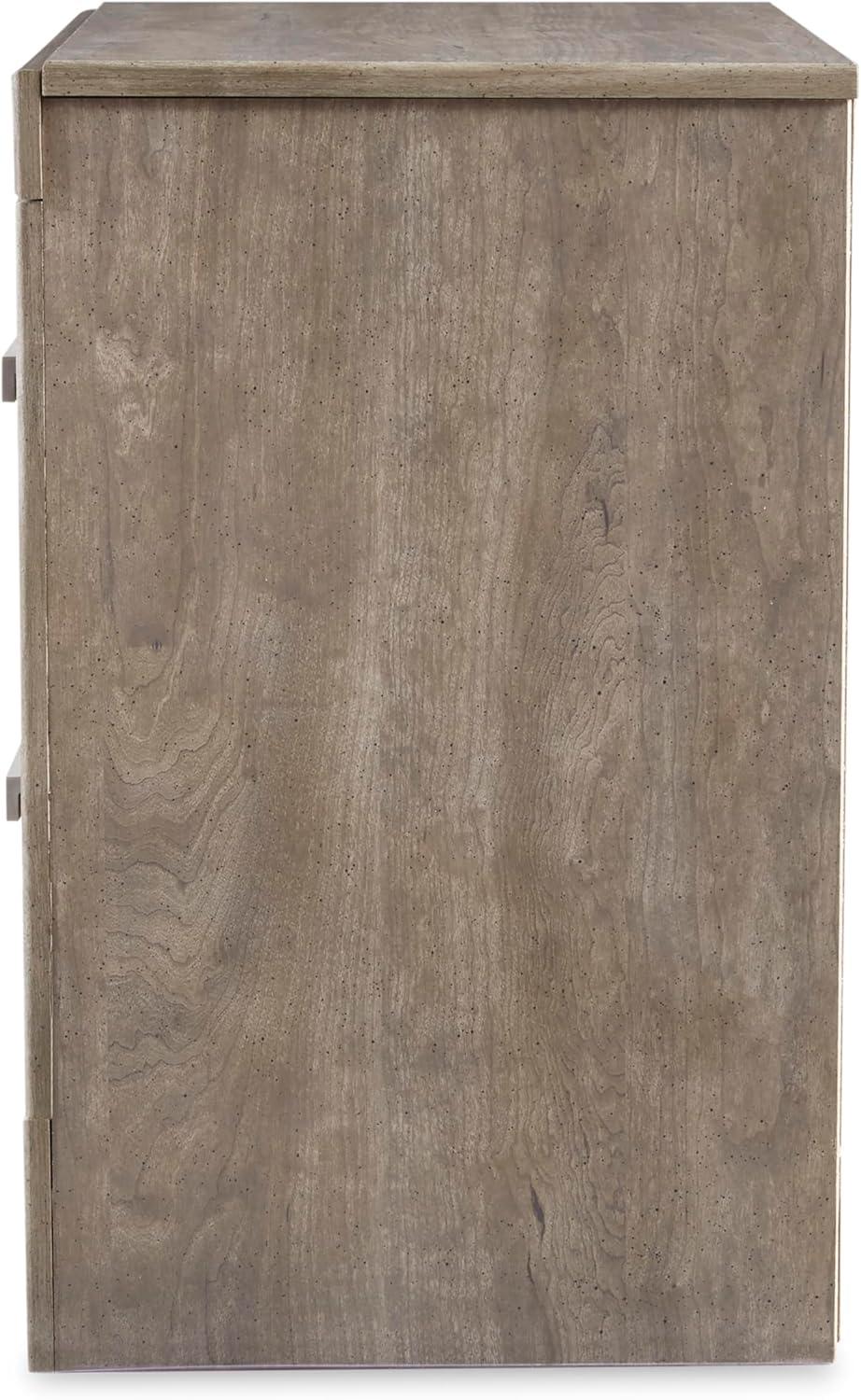 imageSignature Design by Ashley Culverbach Coastal 6Drawer Dresser and Mirror with AntiTipping Restraint GrayNight Stand