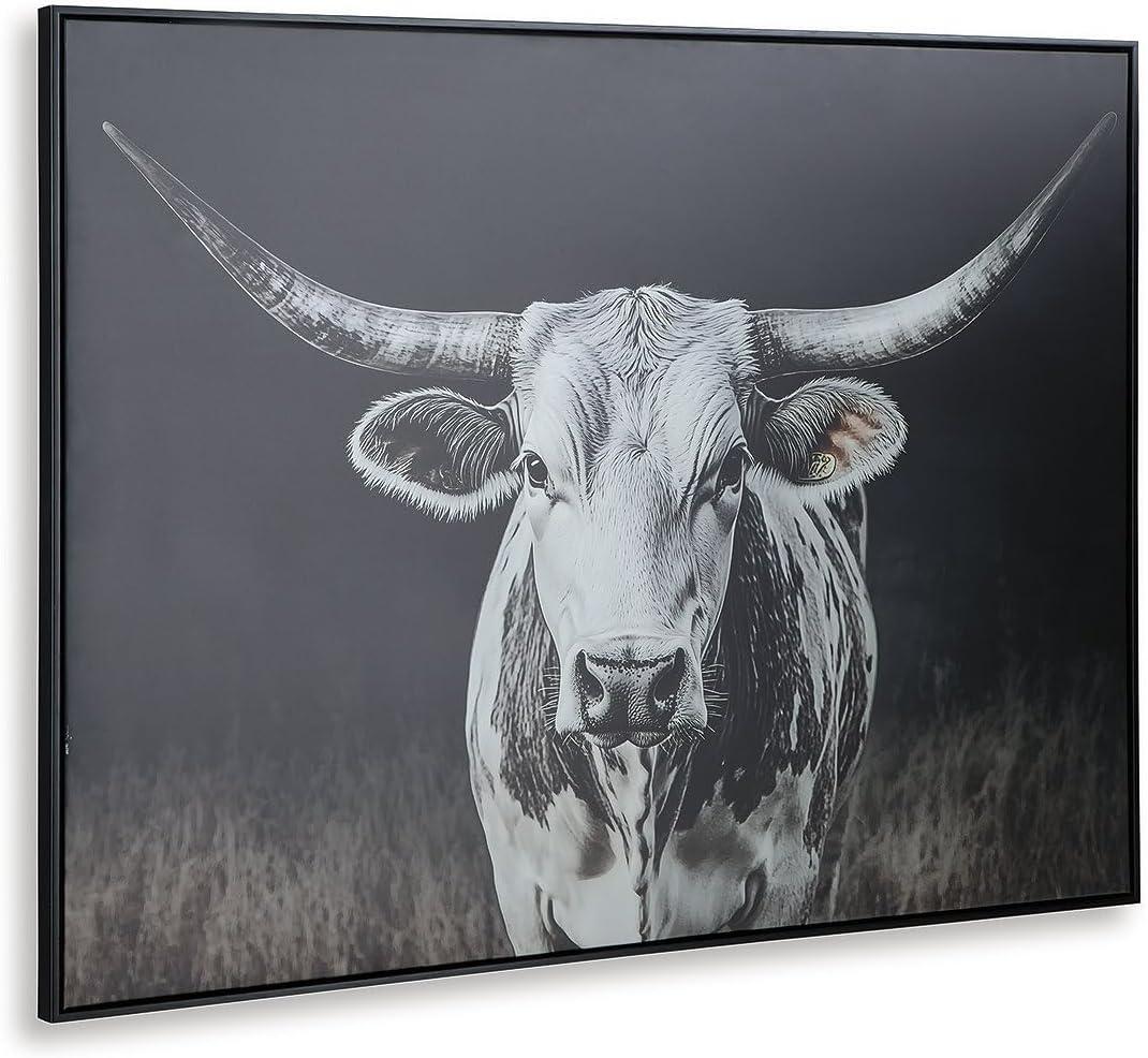 imageSignature Design by Ashley Harlandale Modern Framed Gallery Wrapped Canvas Wall Art 48 x 36 Inches Black amp White
