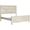 King Crossbuck Panel Bed