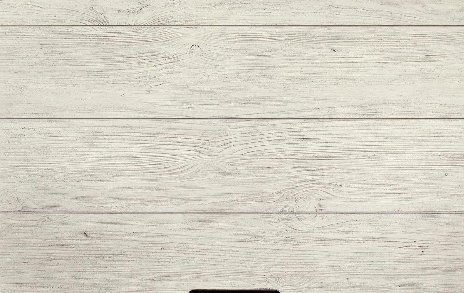 imageSignature Design by Ashley Arlendyne French Country Tufted California King Upholstered Bed Foundation or Box Spring Needed White5 Drawer Chest