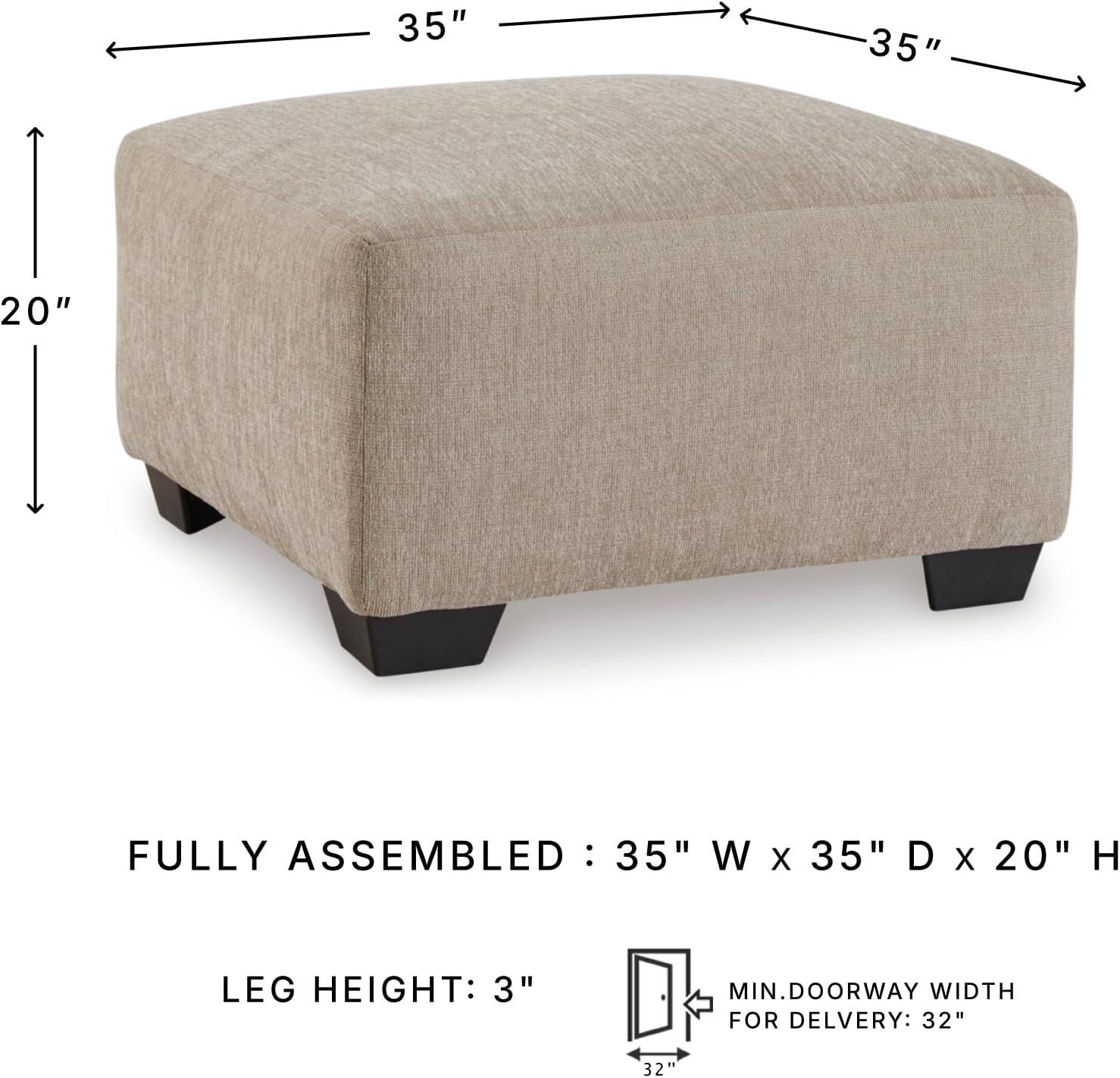 imageSignature Design by Ashley Brogan Bay Casual Anti Sag UShaped RightArm Facing 3Piece Sectional with Cuddler and Loose Seat Cushions and 6 Accent Pillows Beige35D x 35W x 20H