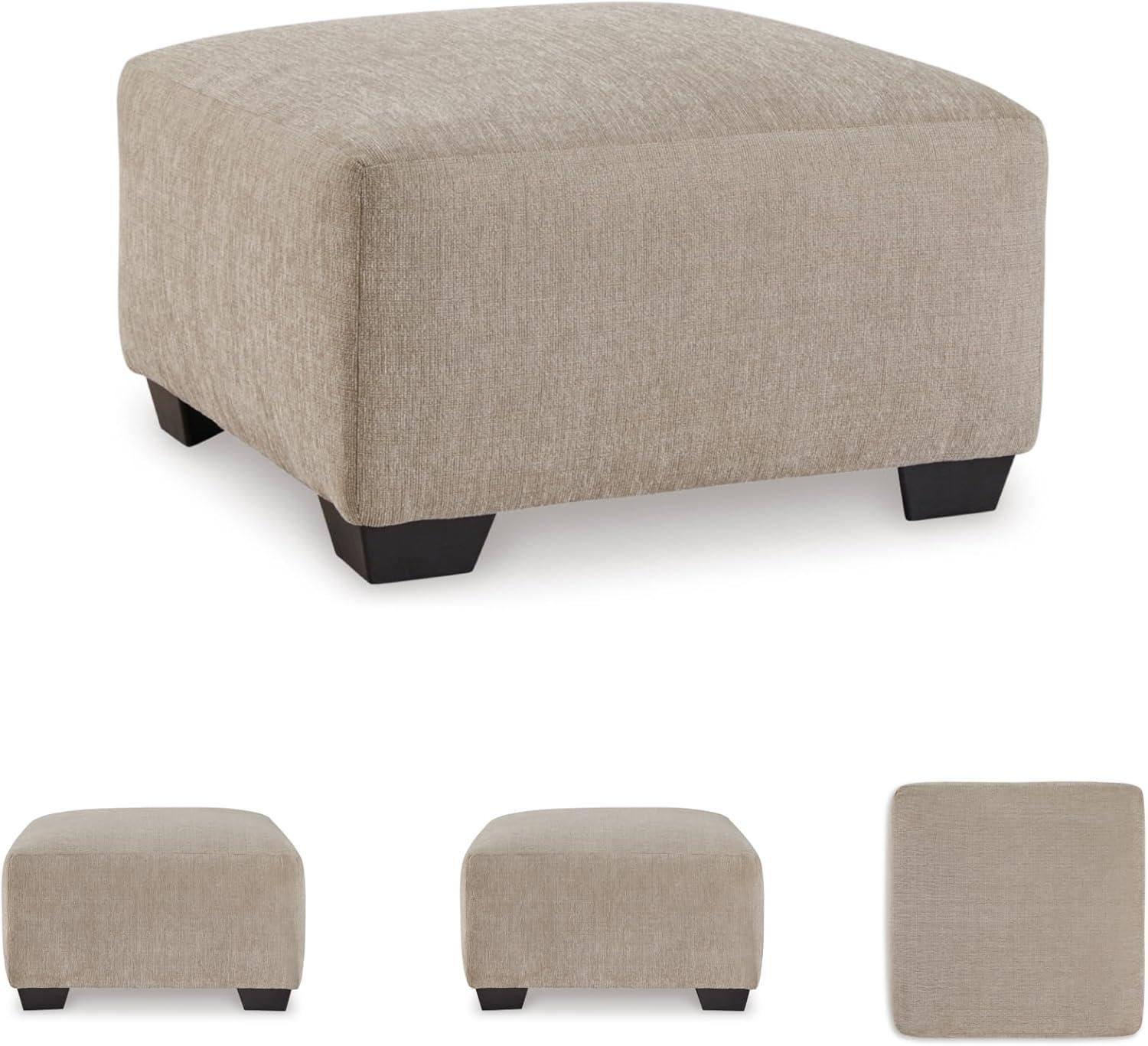 imageSignature Design by Ashley Brogan Bay Casual Anti Sag UShaped RightArm Facing 3Piece Sectional with Cuddler and Loose Seat Cushions and 6 Accent Pillows Beige35D x 35W x 20H