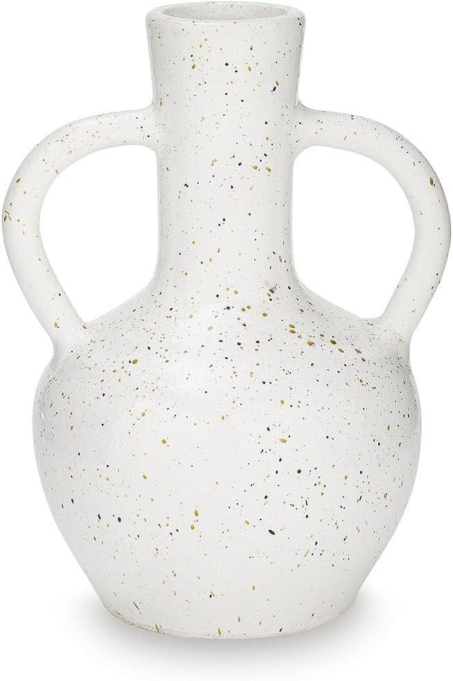 imageSignature Design by Ashley Dallinworth Casual Vase with Handle White amp Black