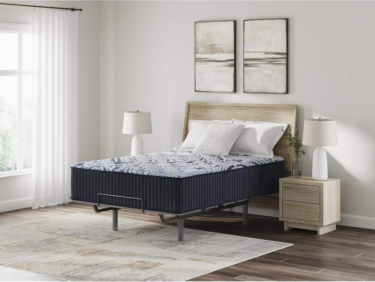 imageSignature Design by Ashley Firm Luxe 20 15 Inch Hybrid Gel Latex Mattress with Edge Support Pressure Relief and Temperature Regulating California King