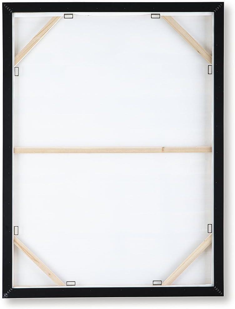 imageSignature Design by Ashley Kalanmore Contemporary Abstract Framed Wall Art 48 x 36 Inches Beige amp Light Brown