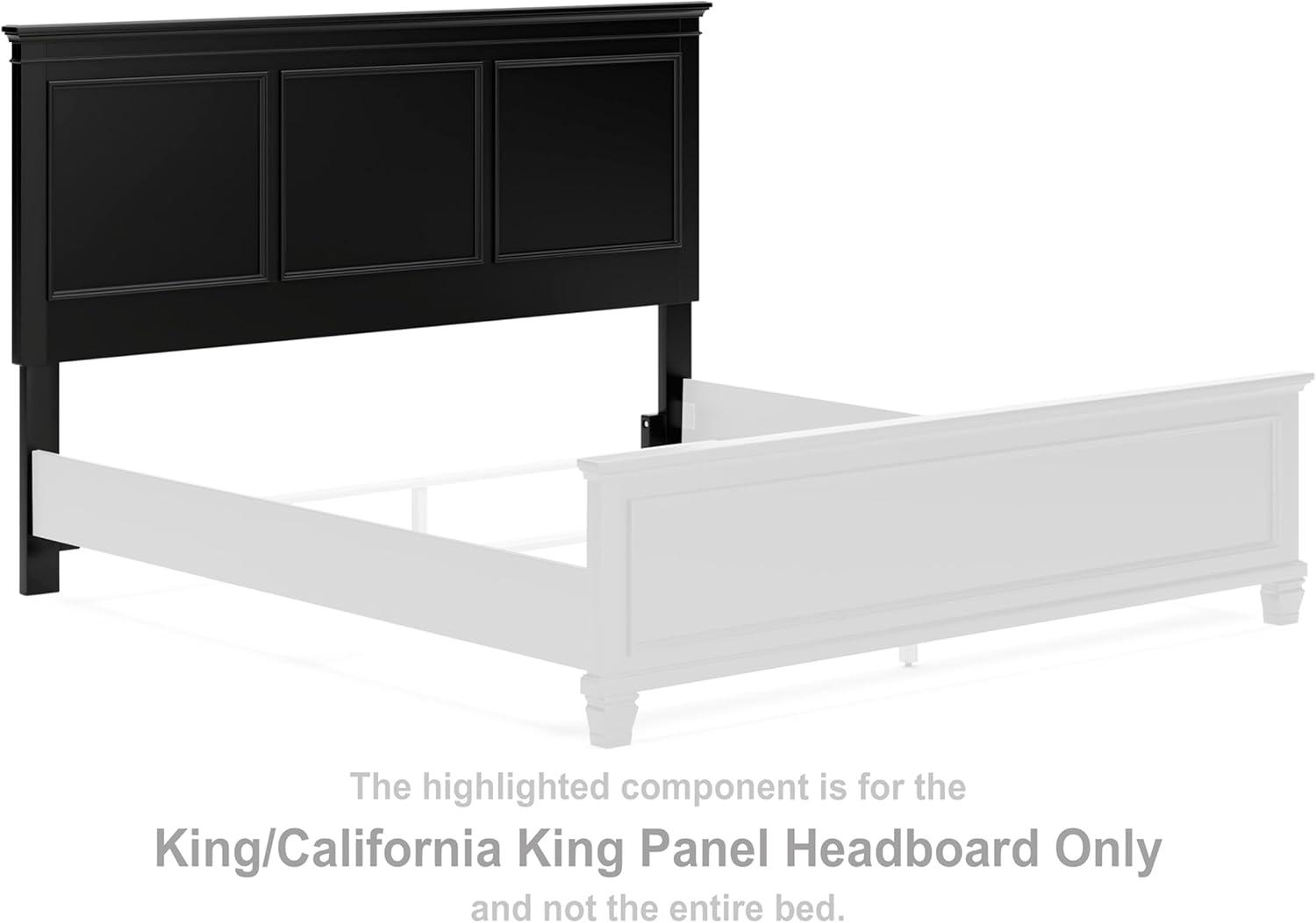 imageSignature Design by Ashley Lanolee Farmhouse Panel Storage Bed Foundation or Box Spring Not Needed Queen BlackBlack