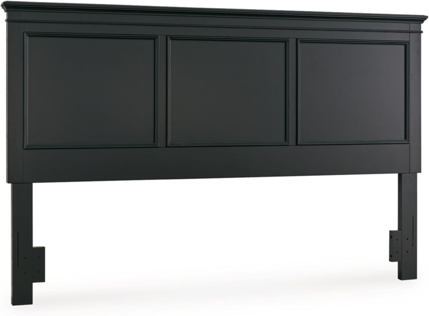 imageSignature Design by Ashley Lanolee Farmhouse Panel Storage Bed Foundation or Box Spring Not Needed Queen BlackBlack