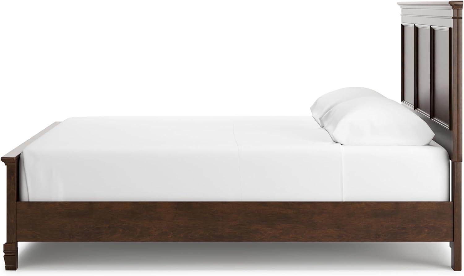 imageSignature Design by Ashley Lanolee Farmhouse Panel Storage Bed Foundation or Box Spring Not Needed Queen BlackBrown