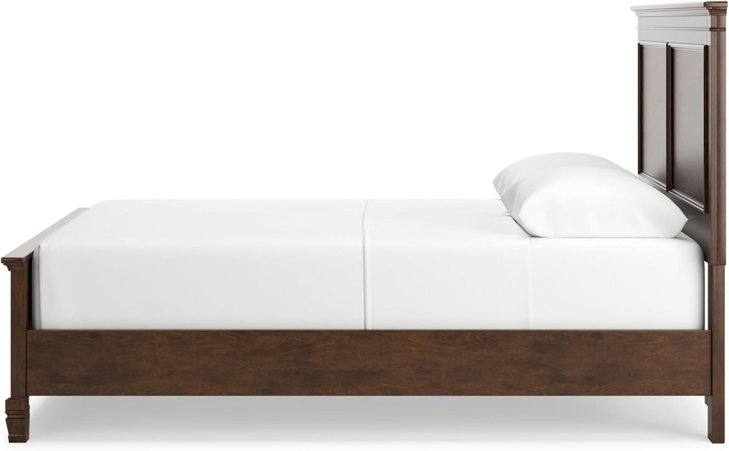 imageSignature Design by Ashley Lanolee Farmhouse Panel Storage Bed Foundation or Box Spring Not Needed Queen BlackBrown