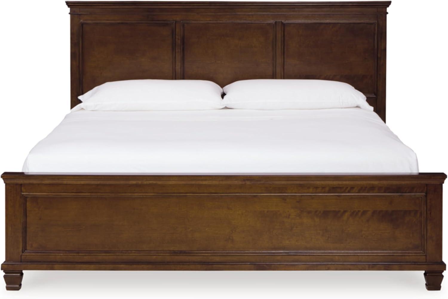 imageSignature Design by Ashley Lanolee Farmhouse Panel Storage Bed Foundation or Box Spring Not Needed Queen BlackBrown