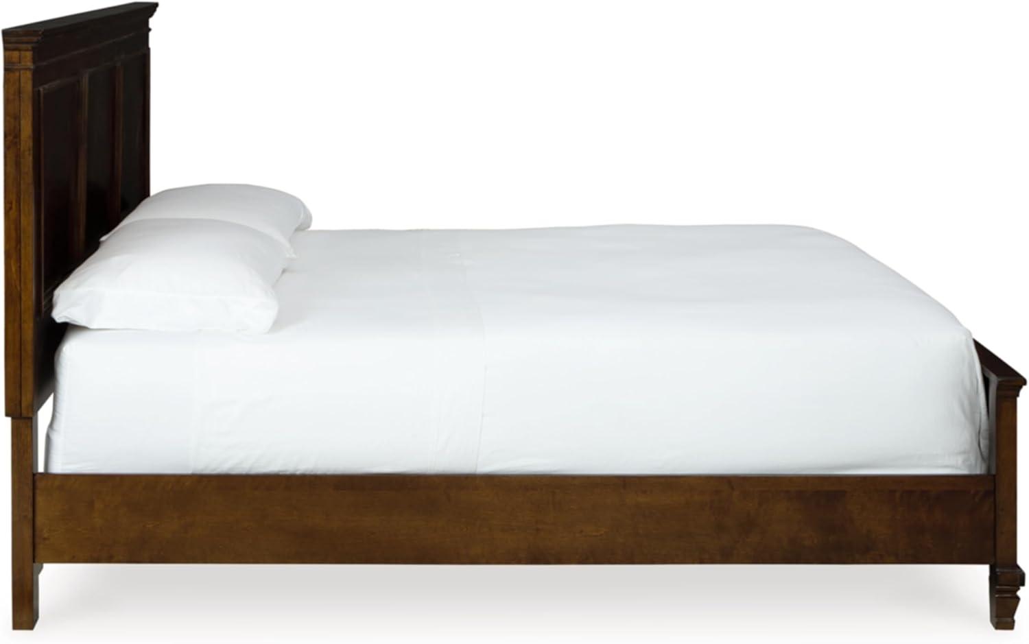 imageSignature Design by Ashley Lanolee Farmhouse Panel Storage Bed Foundation or Box Spring Not Needed Queen BlackBrown