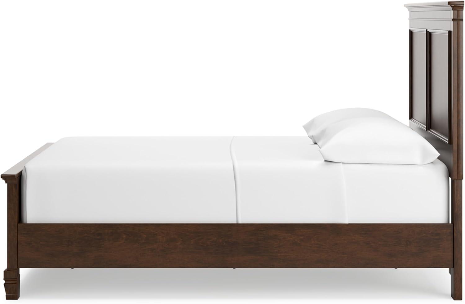 imageSignature Design by Ashley Lanolee Farmhouse Panel Storage Bed Foundation or Box Spring Not Needed Queen BlackBrown