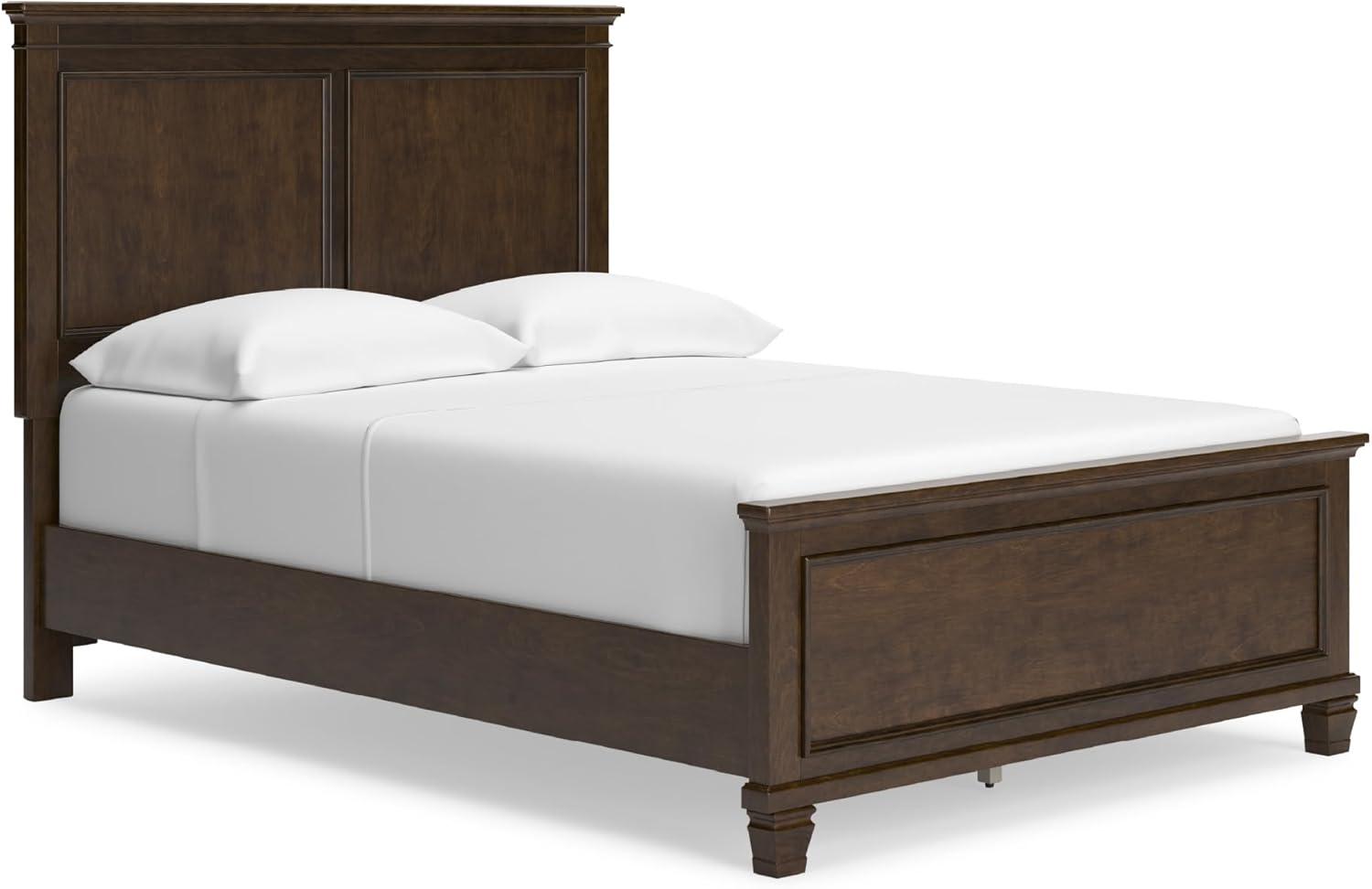 imageSignature Design by Ashley Lanolee Farmhouse Panel Storage Bed Foundation or Box Spring Not Needed Queen BlackBrown
