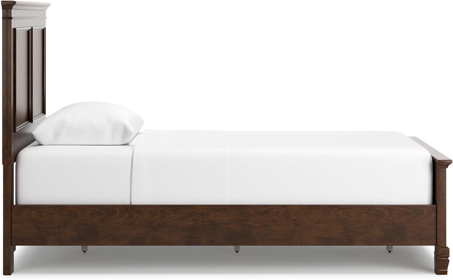 imageSignature Design by Ashley Lanolee Farmhouse Panel Storage Bed Foundation or Box Spring Not Needed Queen BlackBrown