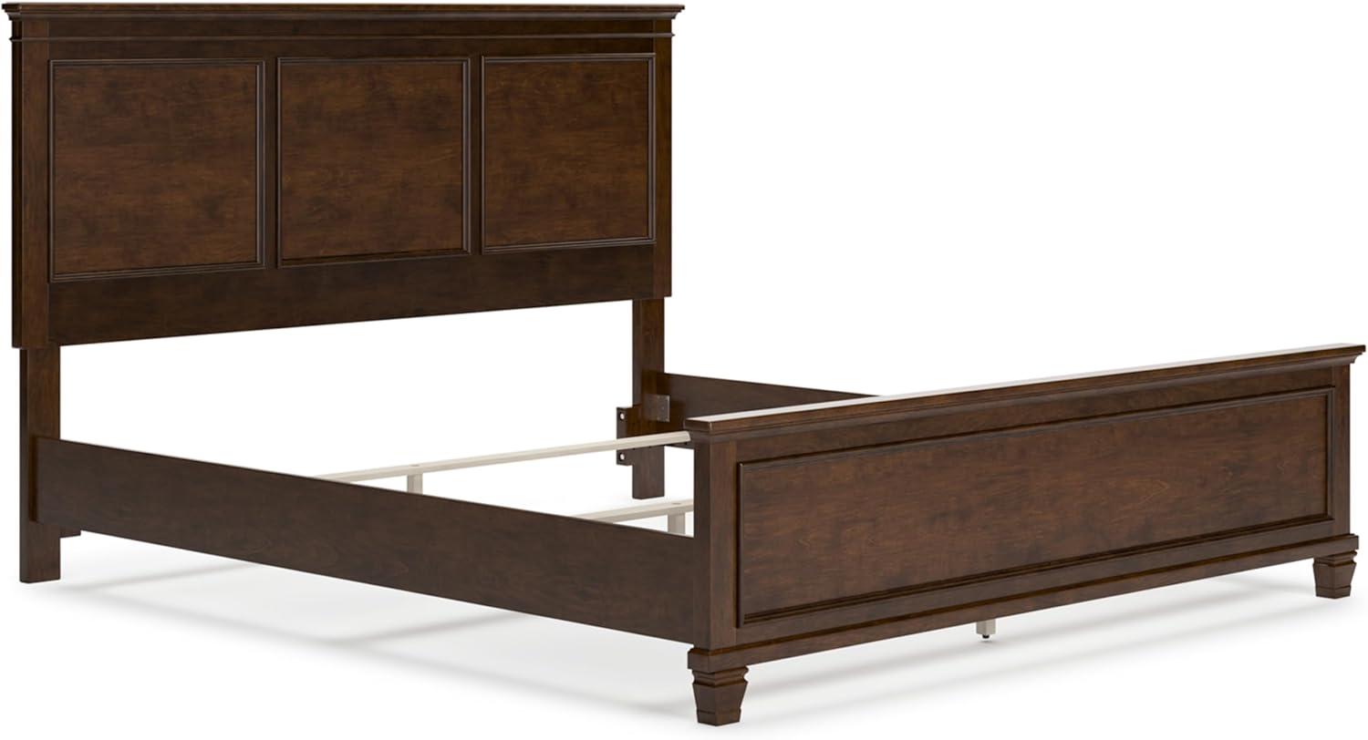 imageSignature Design by Ashley Lanolee Farmhouse Panel Storage Bed Foundation or Box Spring Not Needed Queen BlackBrown