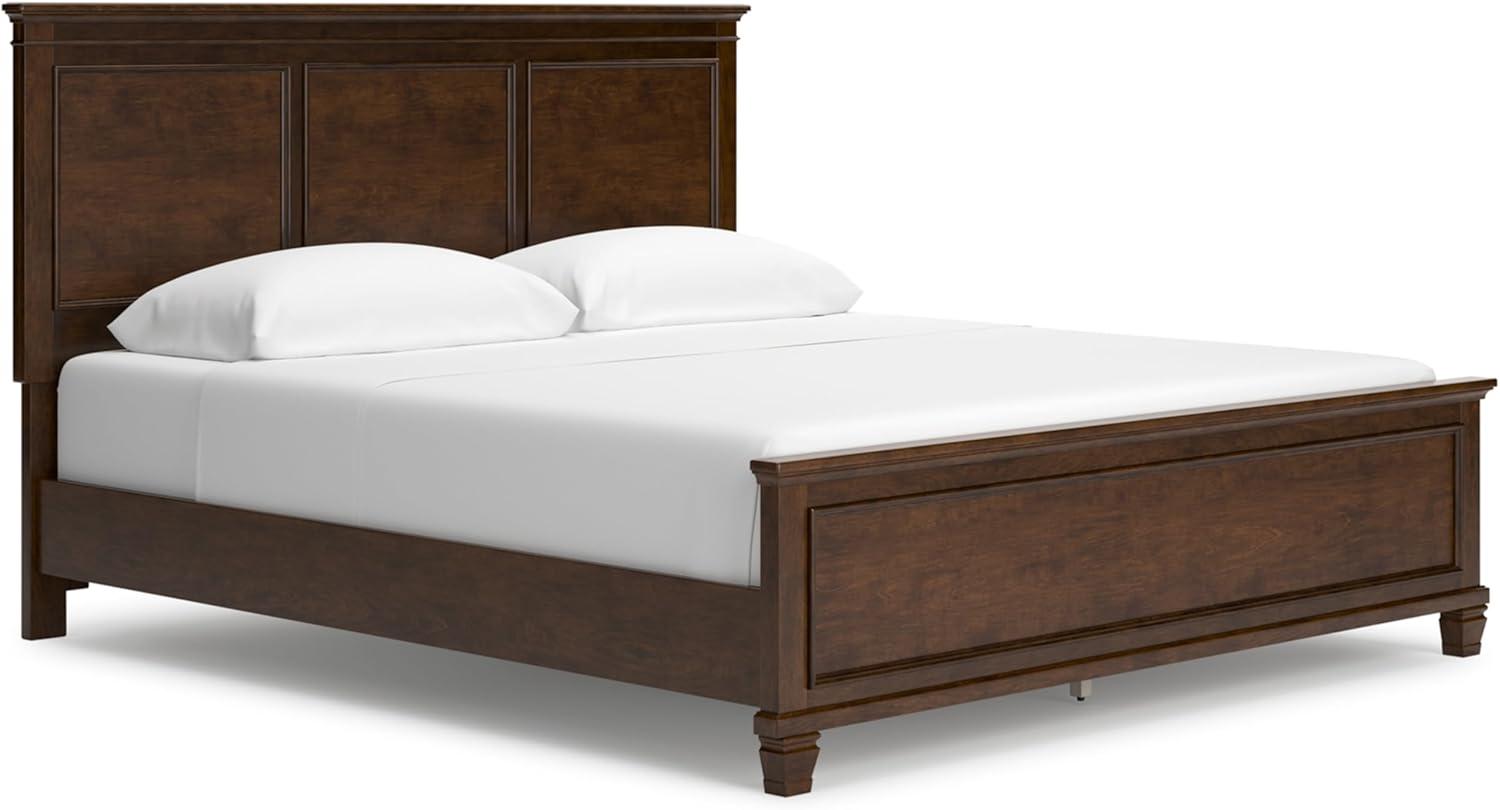 imageSignature Design by Ashley Lanolee Farmhouse Panel Storage Bed Foundation or Box Spring Not Needed Queen BlackBrown
