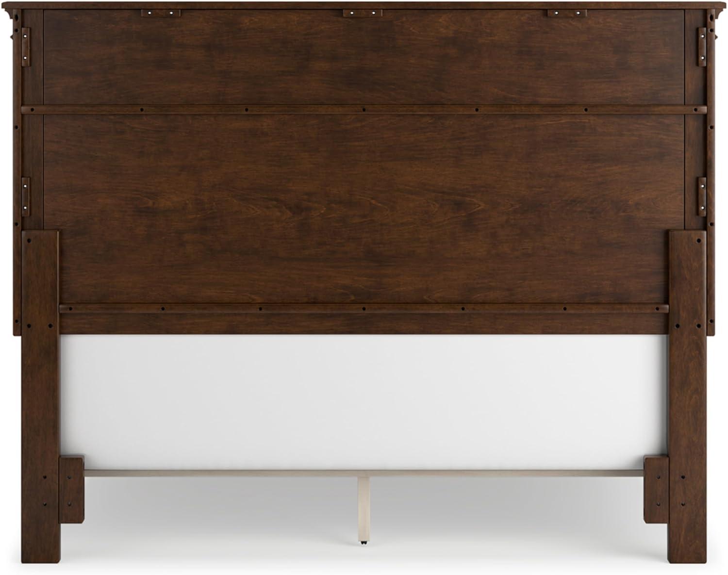 imageSignature Design by Ashley Lanolee Farmhouse Panel Storage Bed Foundation or Box Spring Not Needed Queen BlackBrown