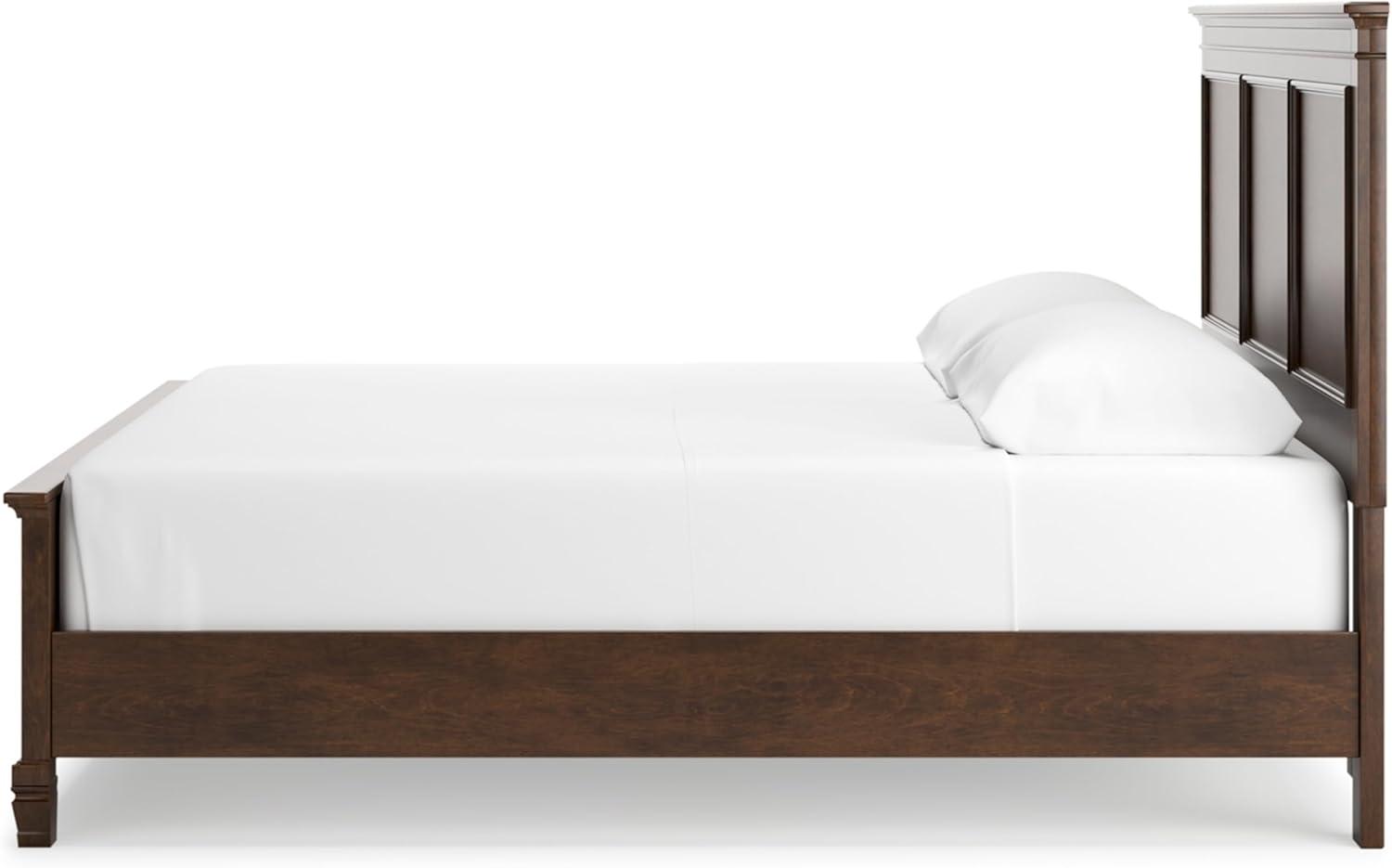imageSignature Design by Ashley Lanolee Farmhouse Panel Storage Bed Foundation or Box Spring Not Needed Queen BlackBrown