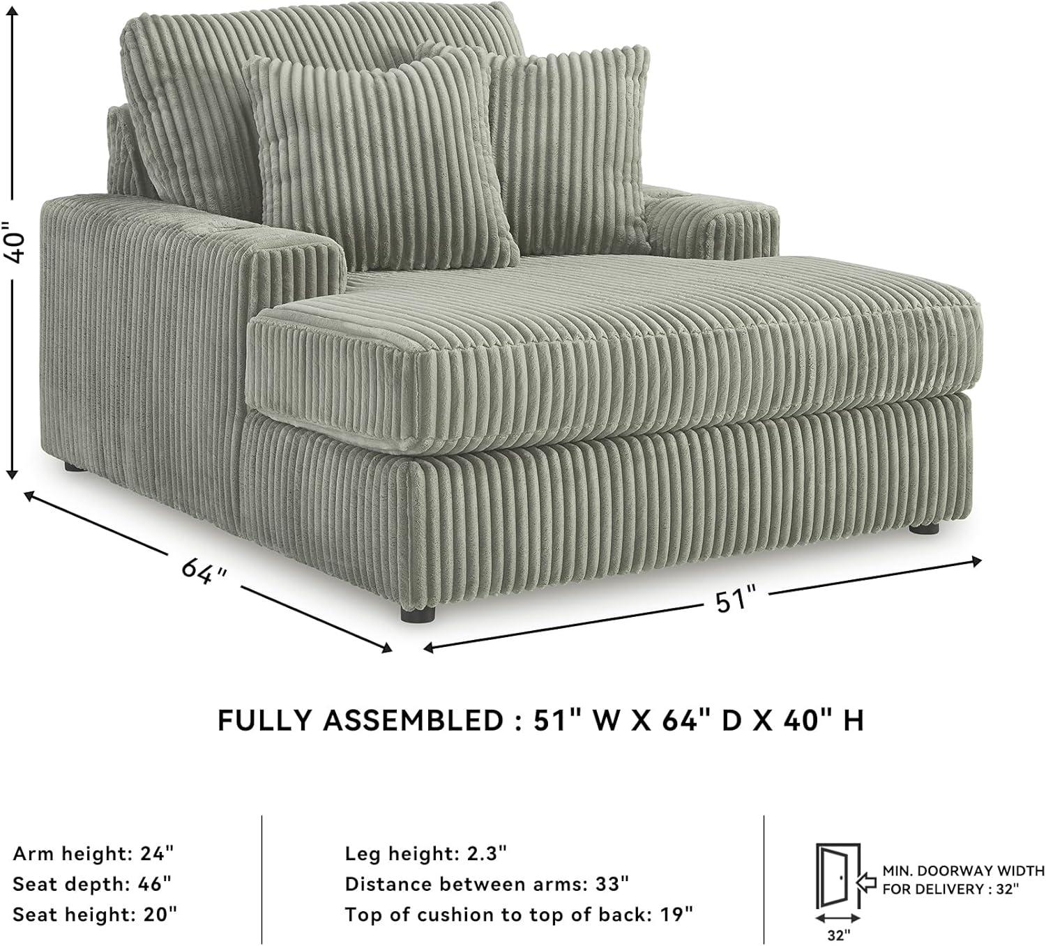 imageSignature Design by Ashley Lindyn Casual Anti Sag 3Piece Sectional with Double Chaise Reversible Cushions and 5 Accent Pillows GrayGrey