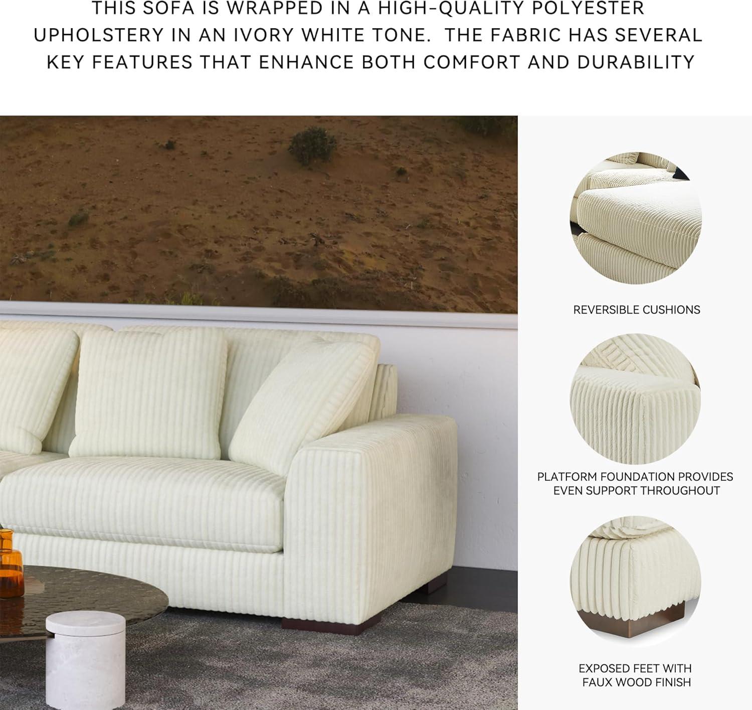 imageSignature Design by Ashley Lindyn Casual Anti Sag 3Piece Sectional with Double Chaise Reversible Cushions and 5 Accent Pillows GrayWhite